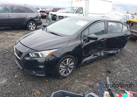 2021 Nissan Versa Sv Xtronic Cvt from USA, damaged, VIN 3N1CN8EV4ML840618